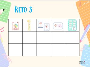 Tarjeta de logros. Reto 3