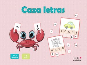 Caza letras MAYÚSCULA VS. minúscula
