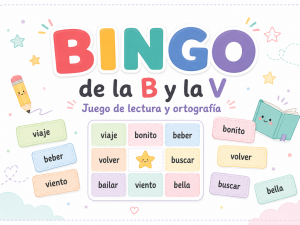 Bingo ortográfico B-V