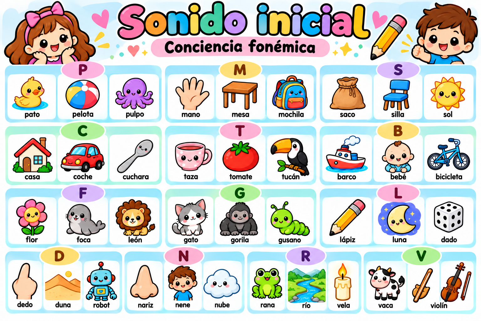 Pack conciencia fonológica - Imagen 12